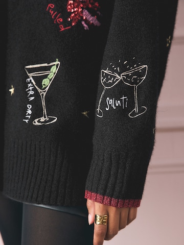 Rockett St GeorgeŠiroki kardigan - crna boja