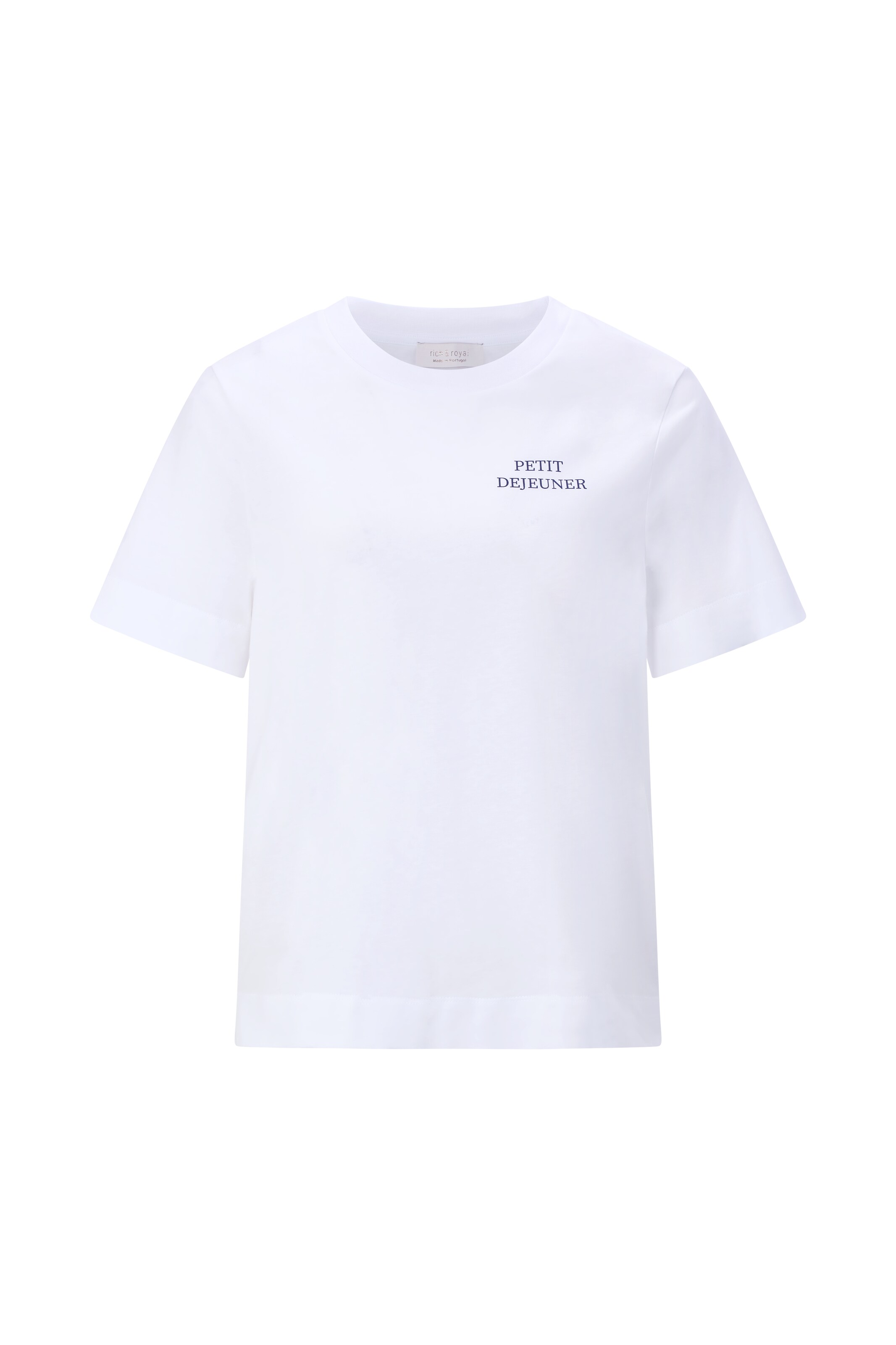 T-shirt Rich & Royal en blanc : devant