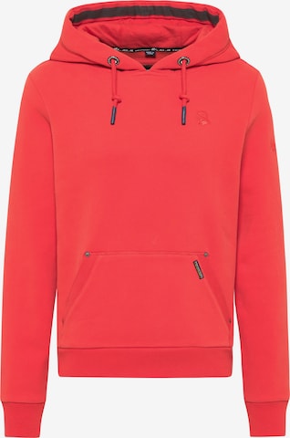 Sweat-shirt Schmuddelwedda en rouge : devant