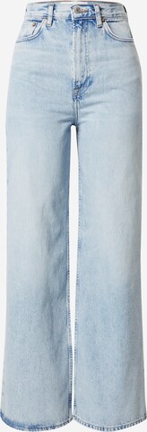 Samsøe Samsøe Wide leg Jeans 'Rebecca' in Blauw: voorkant