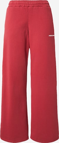 Pegador - Pierna ancha Pantalón 'ANNI' en rojo: frente