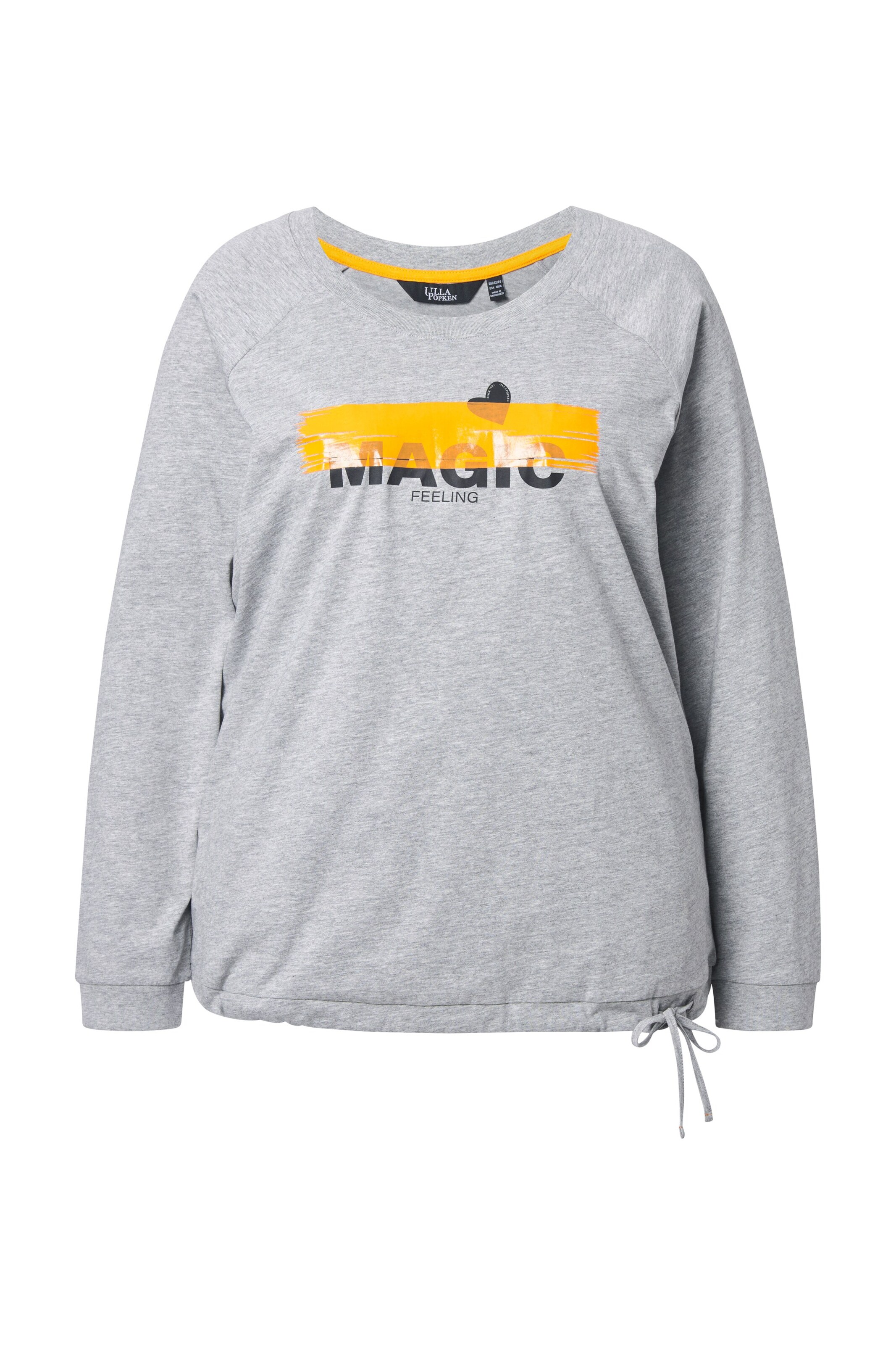 Ulla Popken Shirt in Grau: Vorderseite