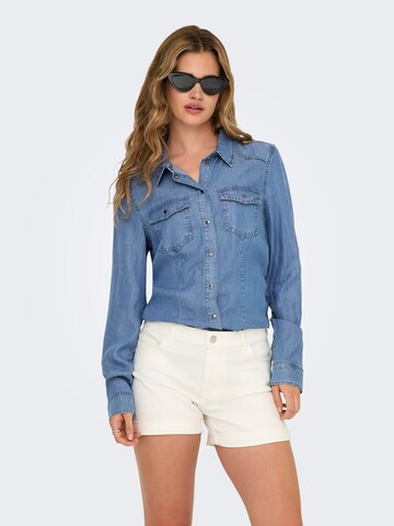 ONLY Blouse 'ONLCharis' in Blauw: voorkant