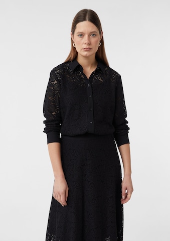 COMMA Blouse in Zwart: voorkant