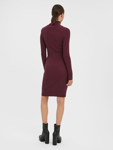 Robes en maille VERO MODA en rouge