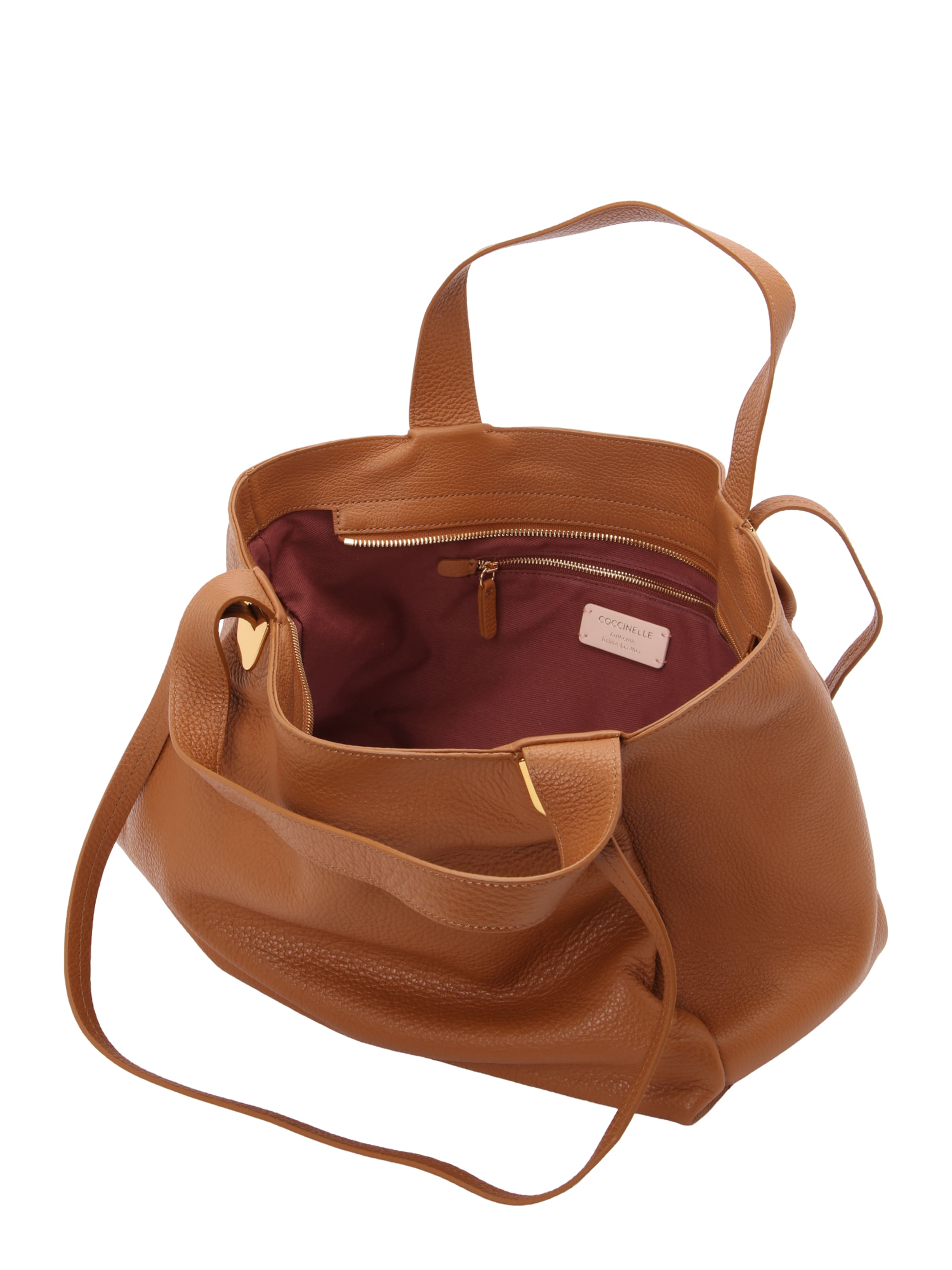 Coccinelle Nákupní taška 'OLIVER' – hnědá: vrchní strana