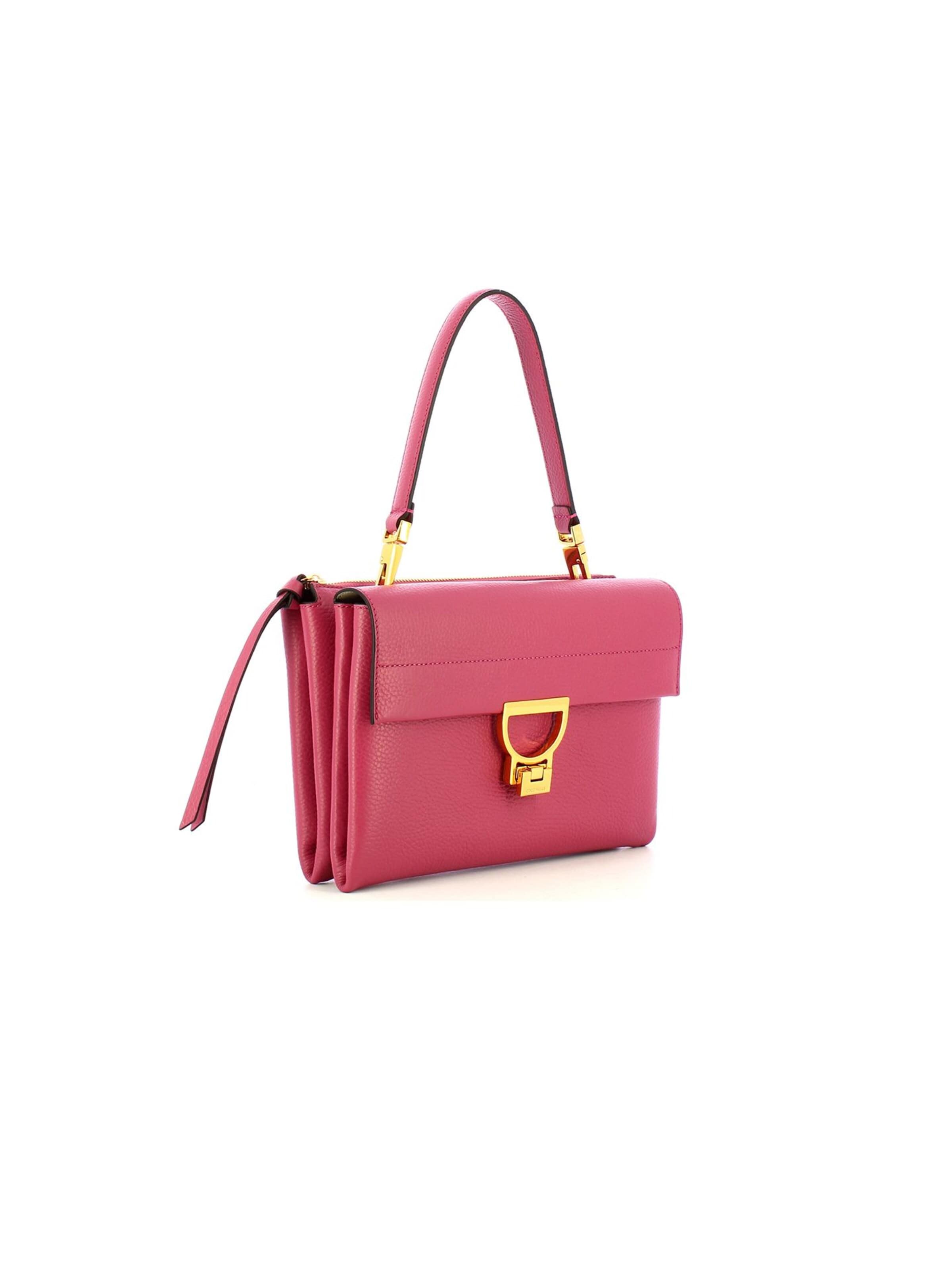 Coccinelle - Bolso de hombro 'Leather shoulder bag Arlettis Coccinelle' en rosa