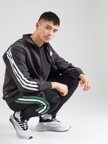 Coupe slim Pantalon de sport 'TIRO' ADIDAS SPORTSWEAR en noir