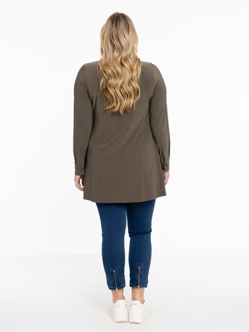 YOEK Blouse in Groen