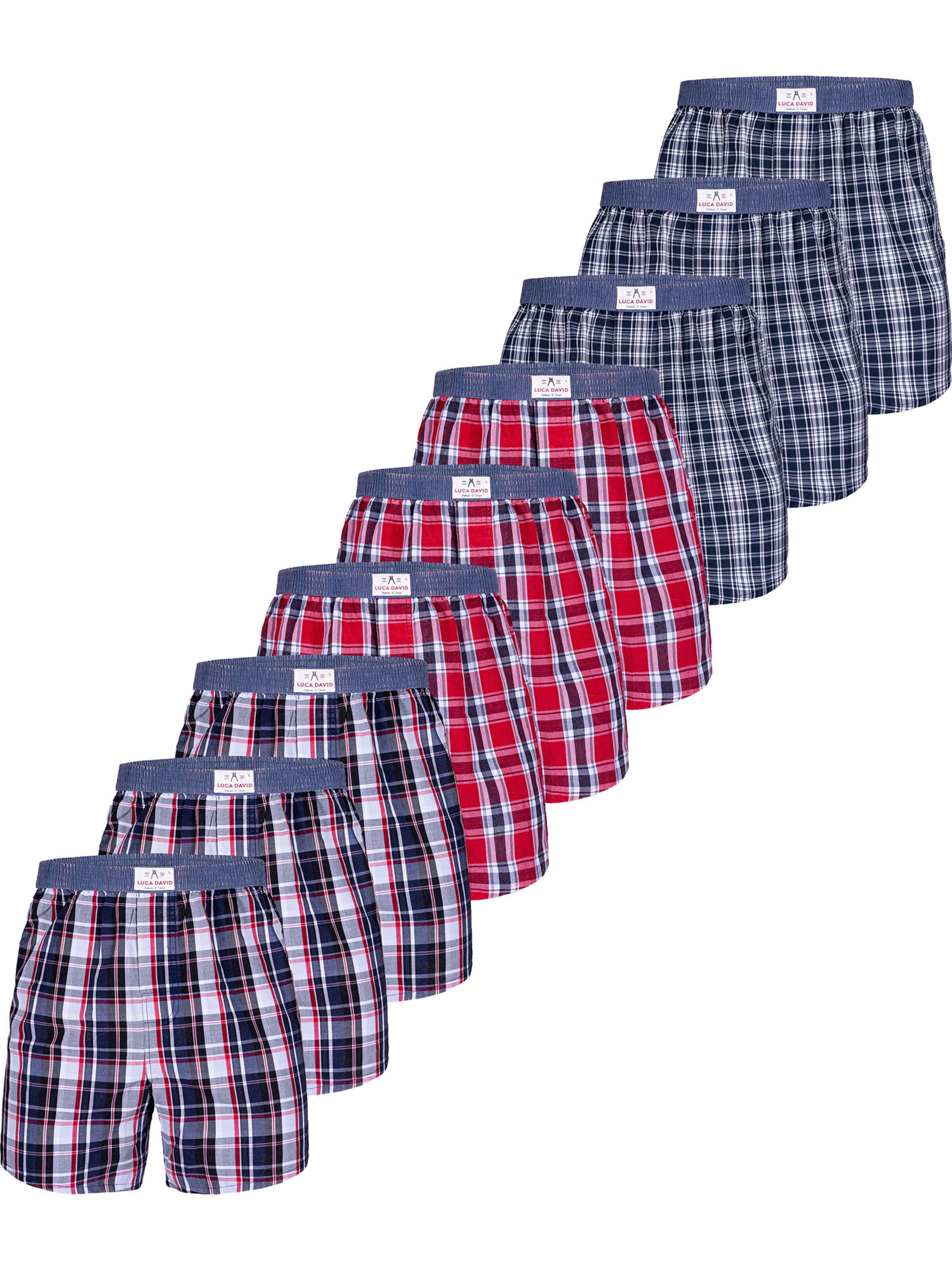 Luca David Boxer shorts ' Olden Glory ' in Mixed colours: front
