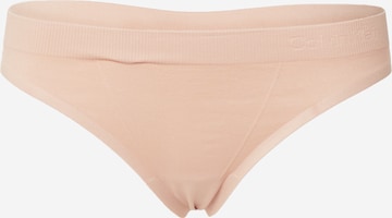 String Calvin Klein Underwear en beige : devant