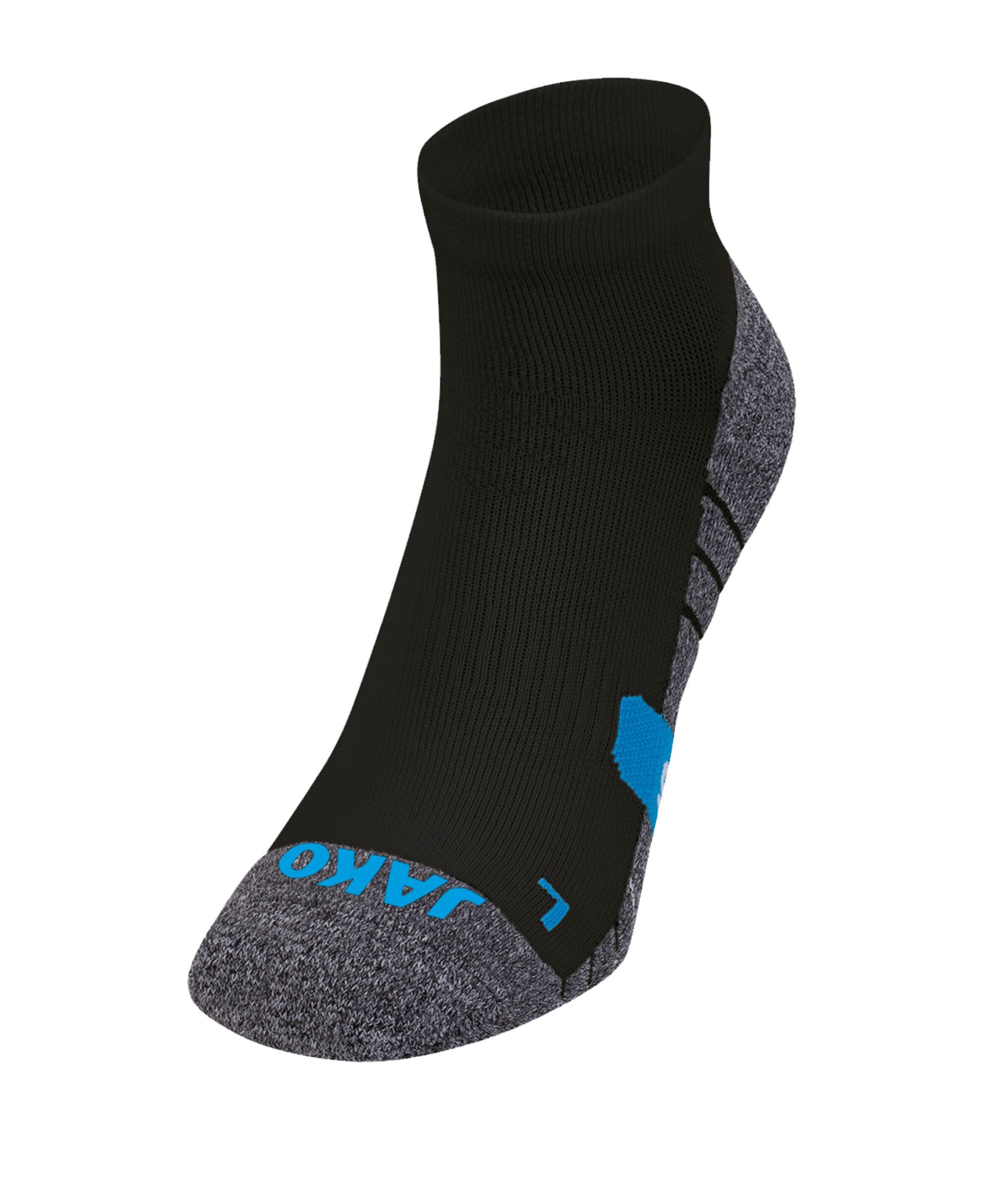 JAKO Sportzoknik - fekete: elől