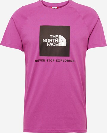 THE NORTH FACE Μπλουζάκι σε λιλά: μπροστά