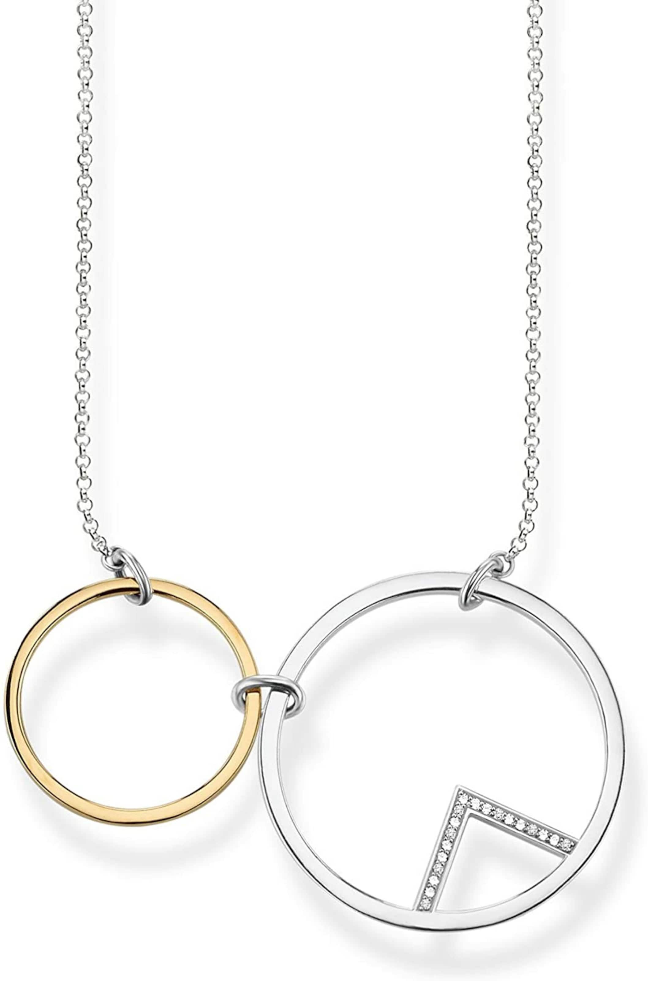 Thomas Sabo Ketting in Zilver: voorkant