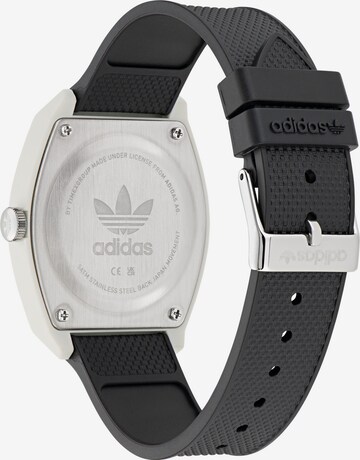 ADIDAS ORIGINALS Analoog horloge 'Project Two' in Zwart