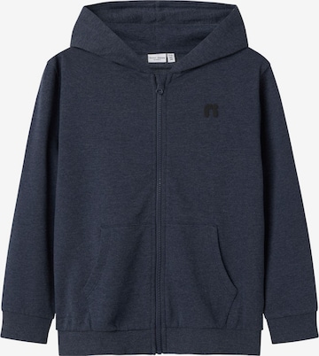 NAME IT Sweatjacke 'NKMValon' in Blau: Vorderseite