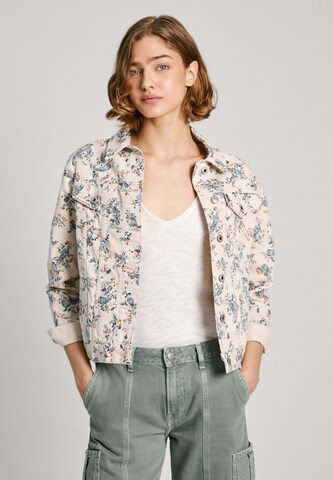 Pepe Jeans Jacke in Weiß: Vorderseite