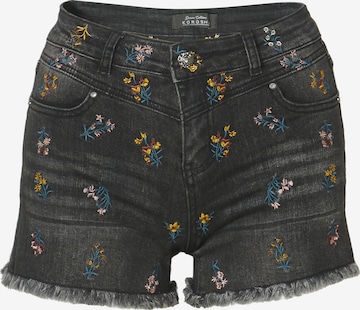 KOROSHIregular Traperice - crna boja: prednji dio