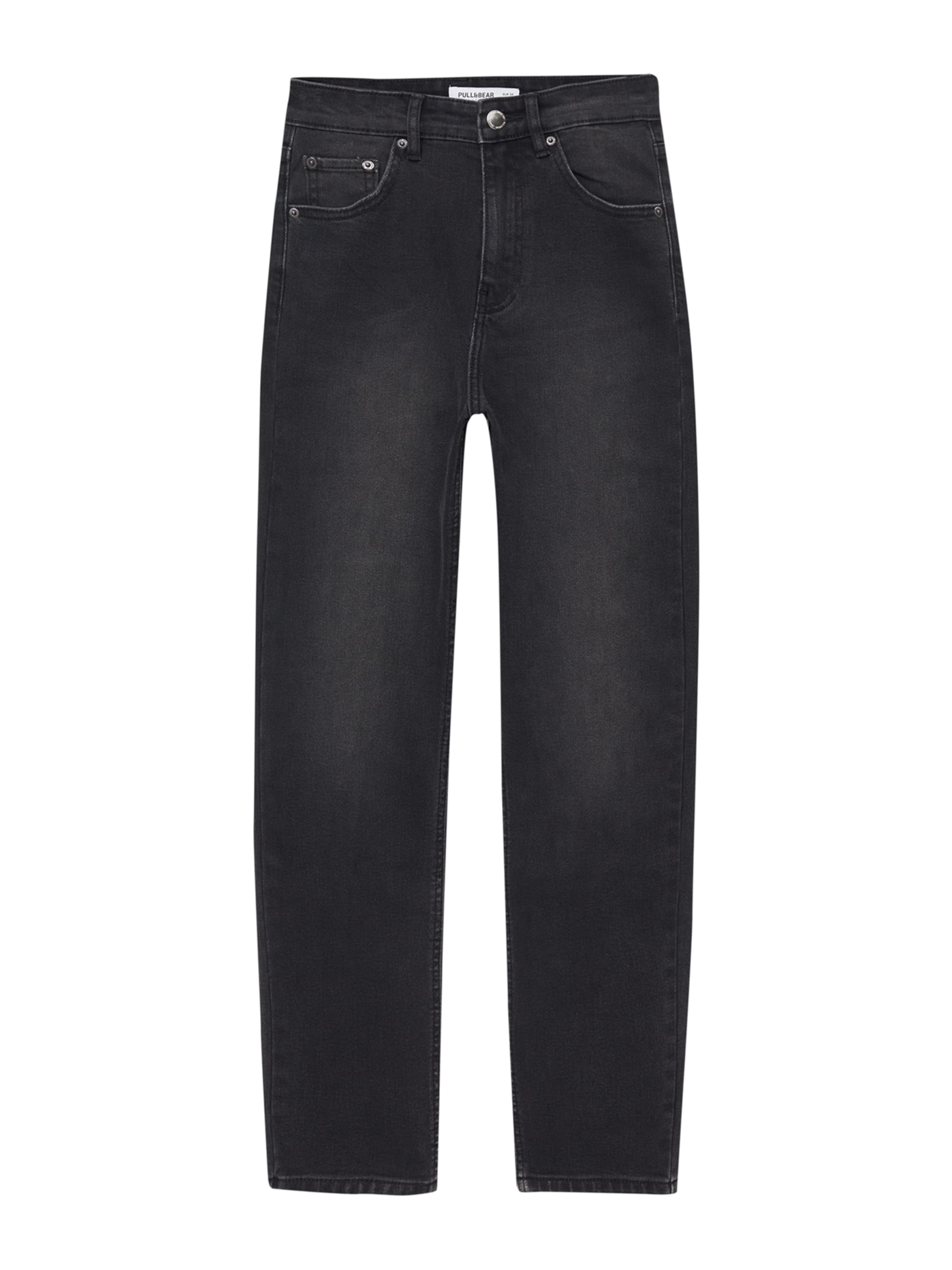 regular Jeans di Pull&Bear in nero: frontale