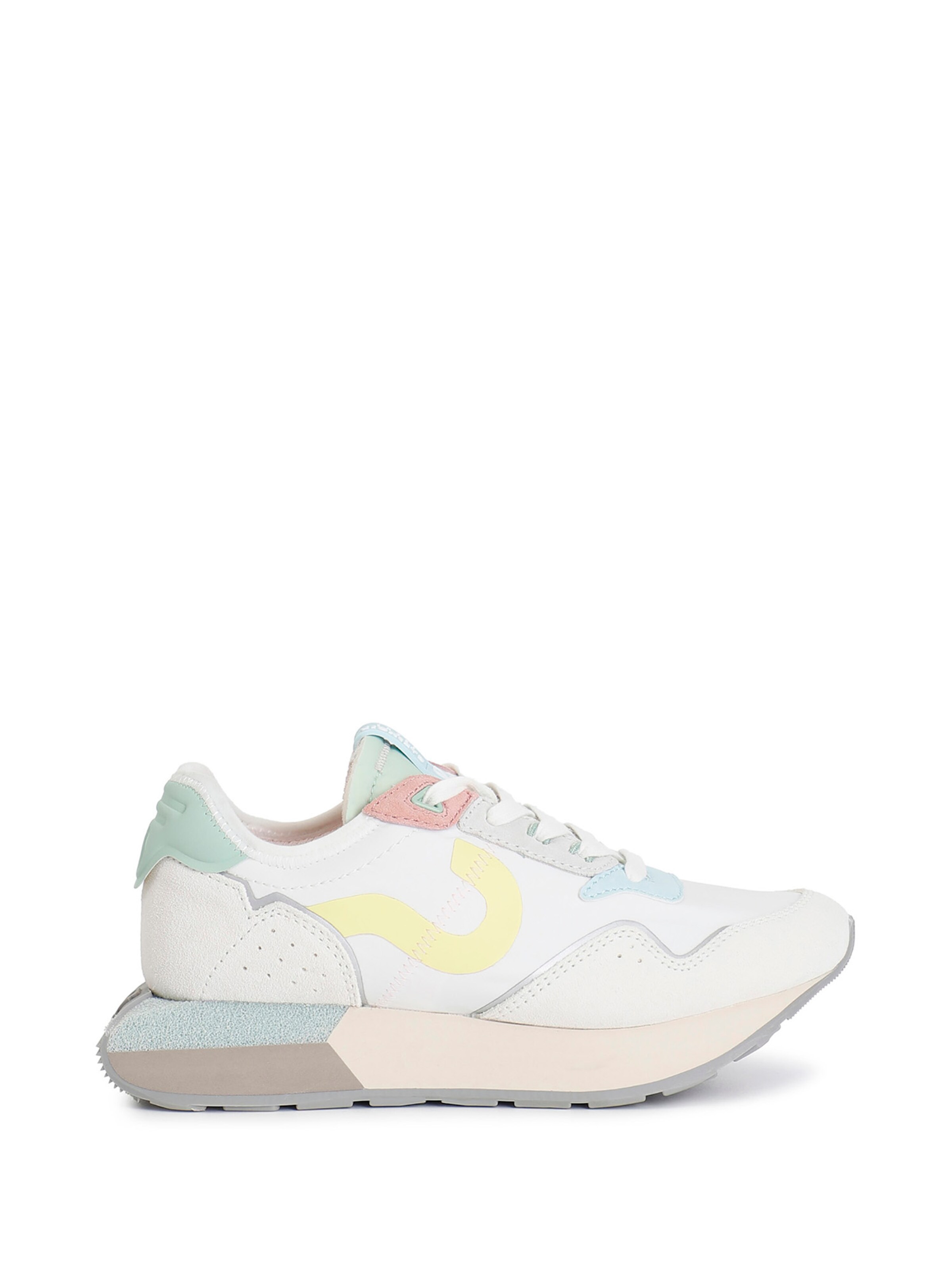 Sneaker bassa di CAFè NOIR in bianco: frontale