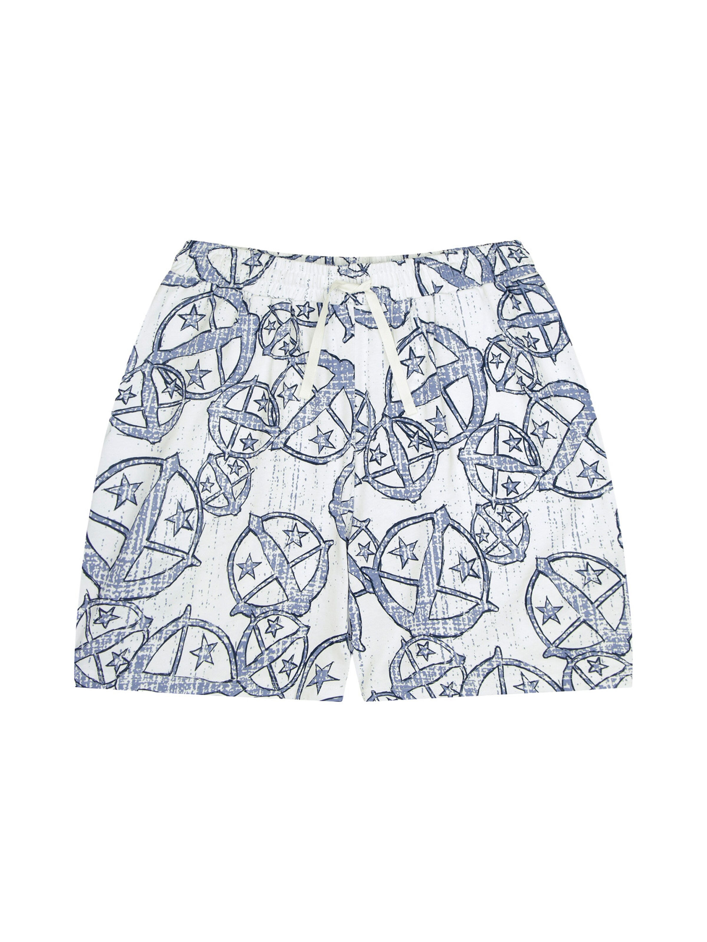 Pantalon de pyjama ' SCHIESSER 150 YEARS ' SCHIESSER en bleu : devant