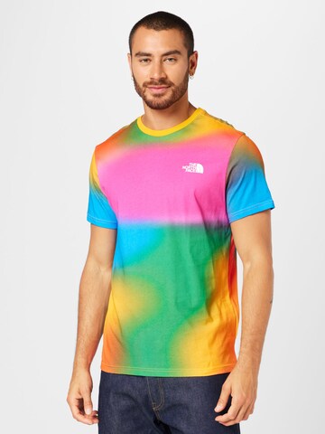 Coupe regular T-Shirt 'Simple Dome' THE NORTH FACE en mélange de couleurs : devant