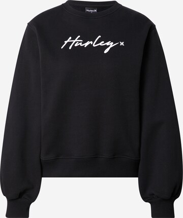 Hurley Sports sweatshirt in Black: front