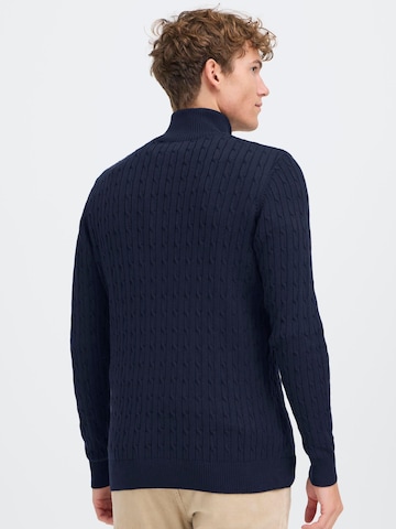 Kronstadt Sweater ' KSCall half zip ' in Blue