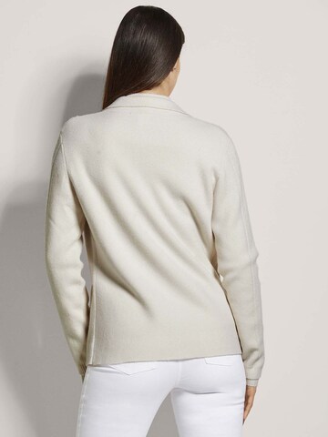 MADELEINE Gebreid vest in Wit
