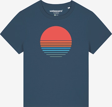 Watapparel Shirt 'Abstract 03' in Blue: front