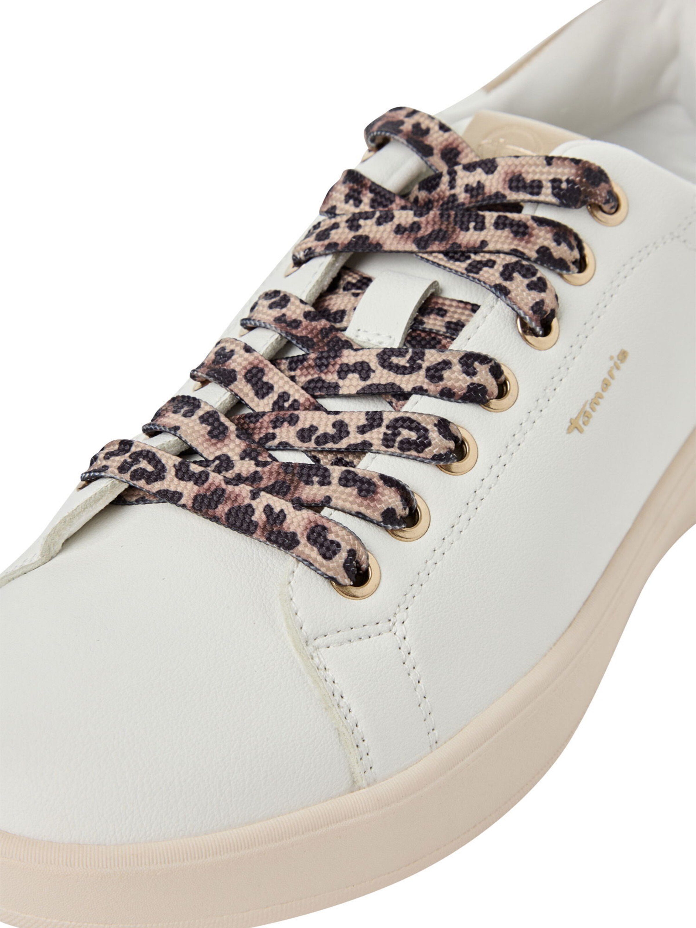 Tamaris Trampki niskie w kolorze biały