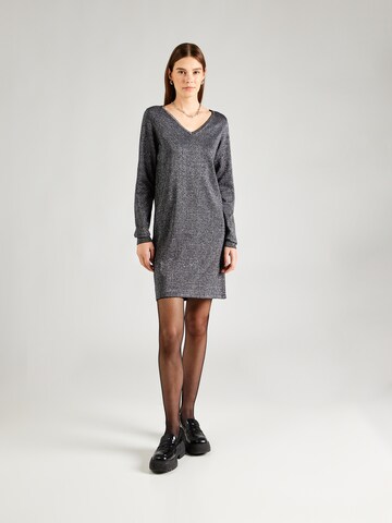 VERO MODA Knitted dress 'VMHAPPYSHINE' in Black: front