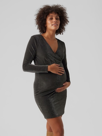 Robe MAMALICIOUS en noir : devant