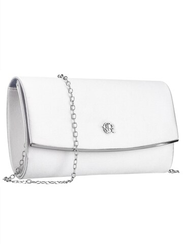 Tomshop24-7 Clutch 'Rovicky Mia Satin'‌‌‌‌‌‌‌ in Silber: Vorderseite