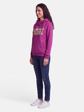 salzhaut Sweatshirt 'Sünn - Moin' in Lila: zijkant