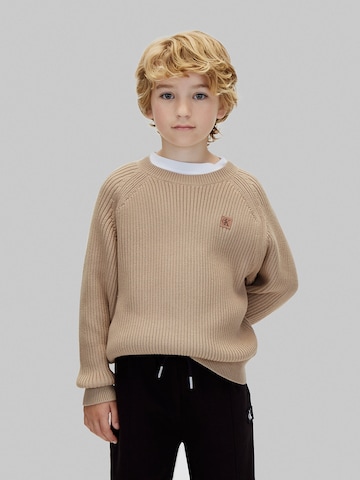 Calvin Klein Jeans Pullover in Beige: Vorderseite
