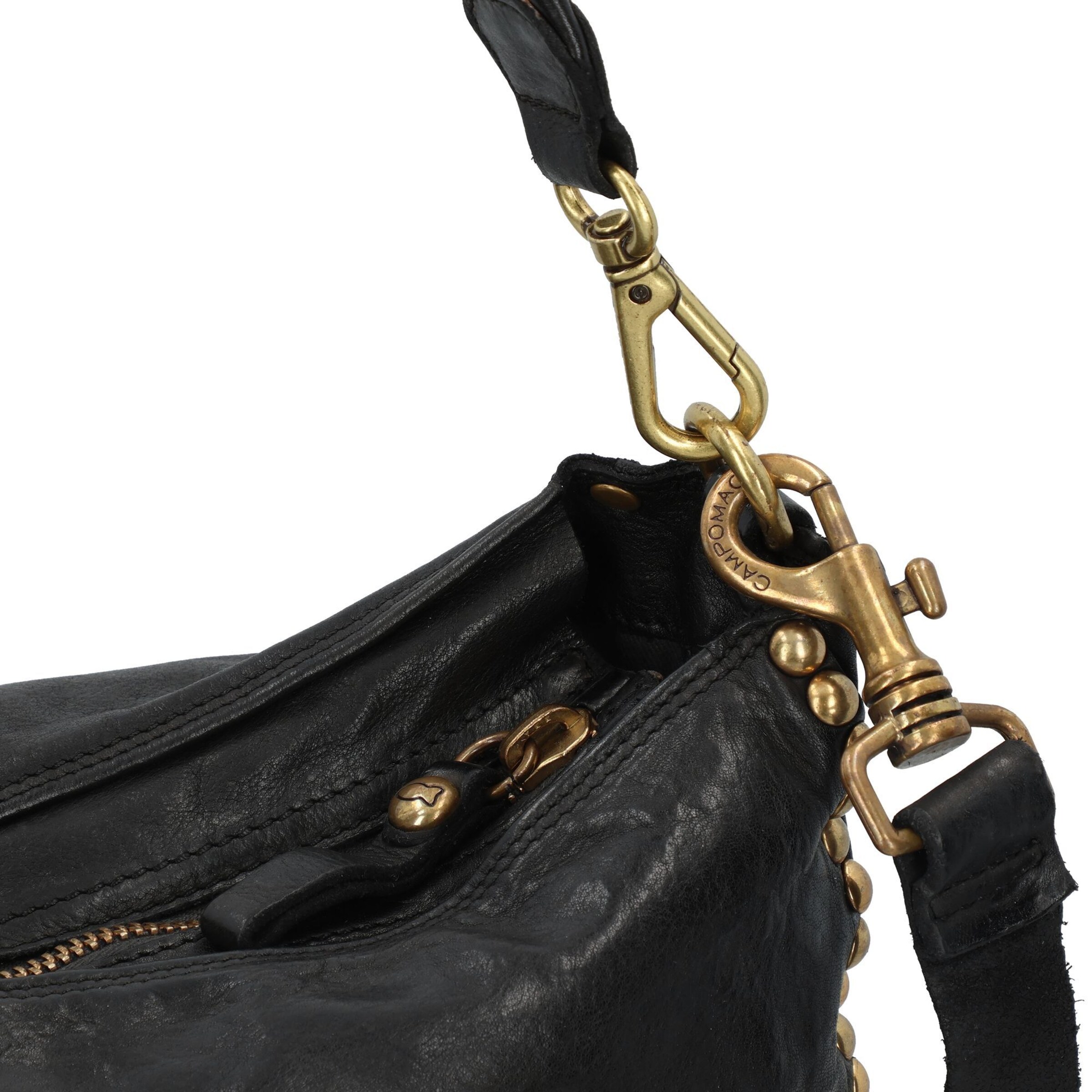 Campomaggi Schultertasche 'Lisa' in Schwarz