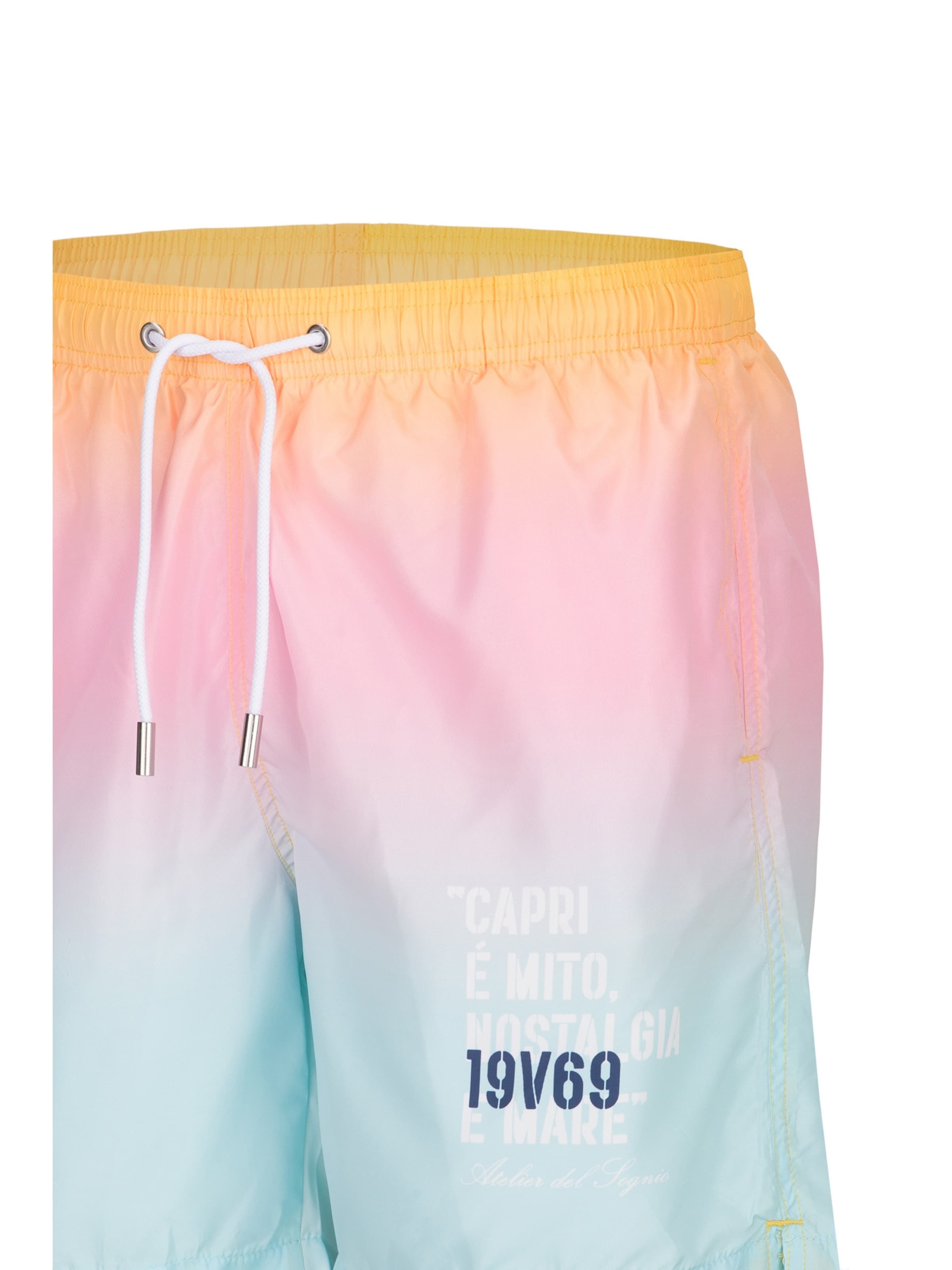19V69 ITALIA Swimming shorts 'Siro' in Orange
