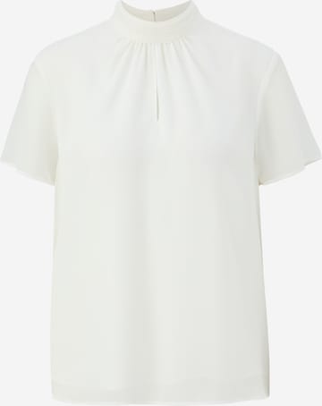 Camicia da donna di s.Oliver BLACK LABEL in bianco: frontale