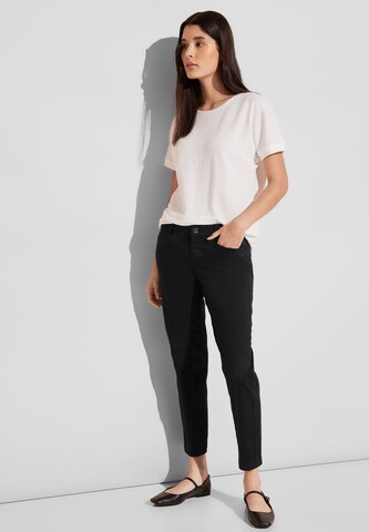 STREET ONE Slim fit Chino Pants in Black