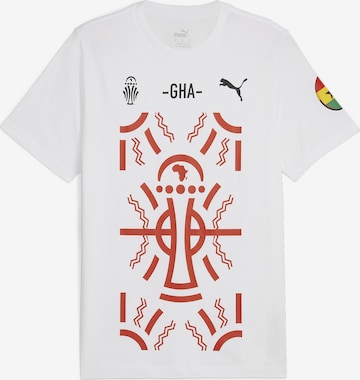 PUMA Functioneel shirt 'Ghana TotalEnergies CAF Africa Cup of Nations 2023' in Wit: voorkant
