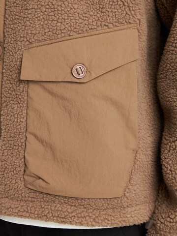 CHASIN' Strickjacke 'Karo' in Beige