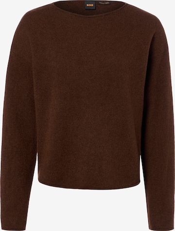Pull-over BOSS en marron : devant