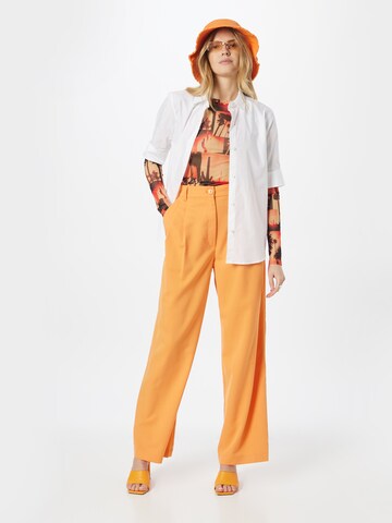 HUGO Bluse 'The Summer' in Weiß