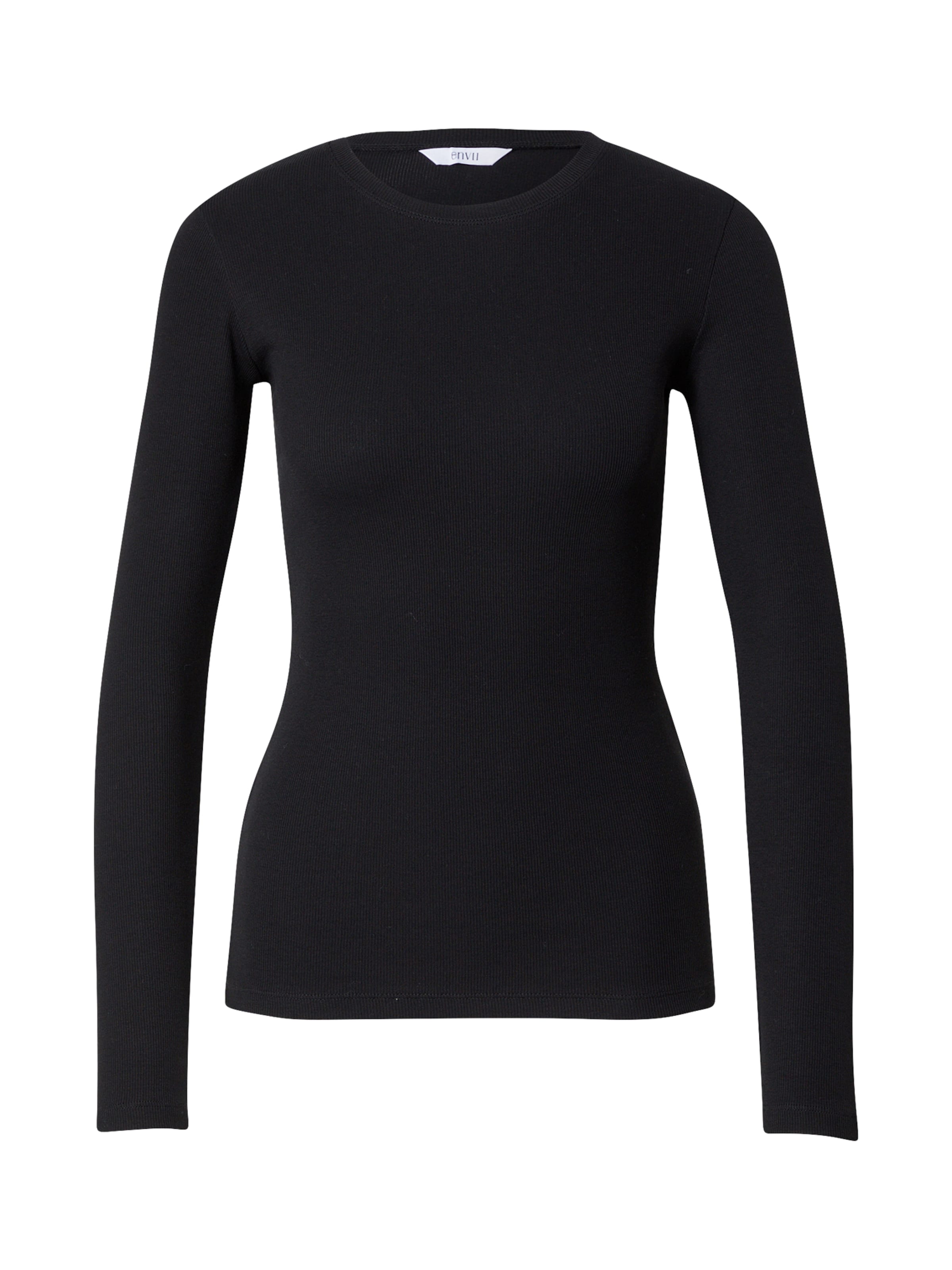 Envii Μπλουζάκι 'ALLY' σε μαύρο: μπροστά