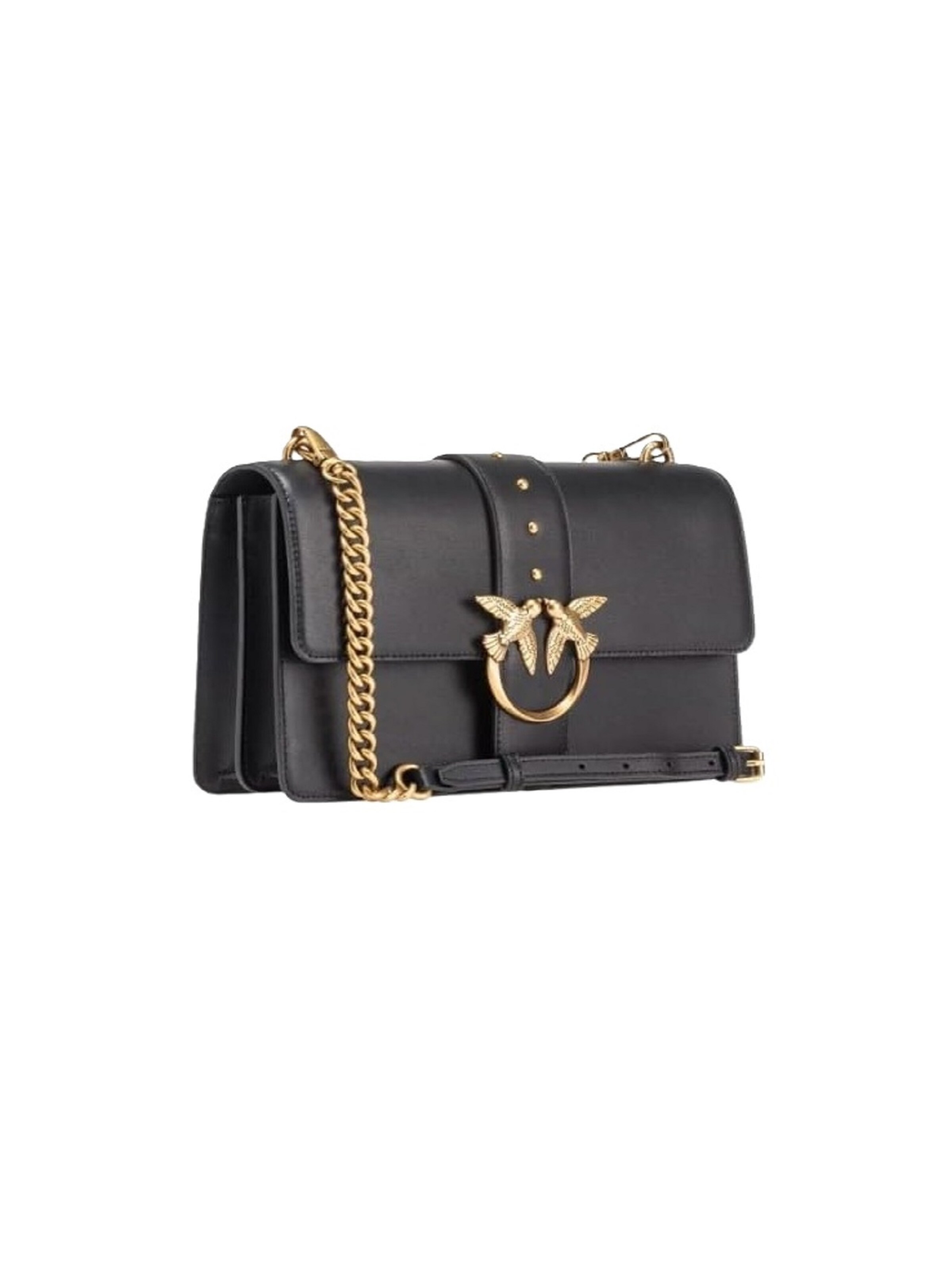 Borsa a spalla '105857 A0F1' di PINKO in nero