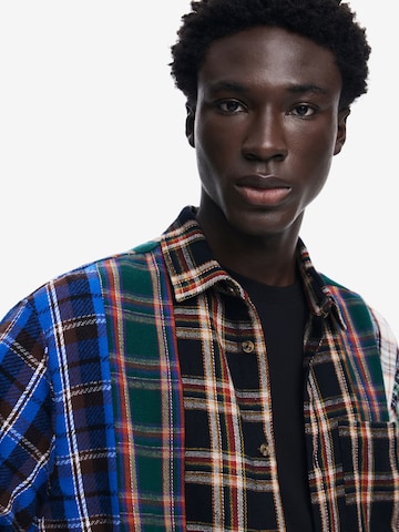 Desigual Comfort fit Button Up Shirt in Mixed colors