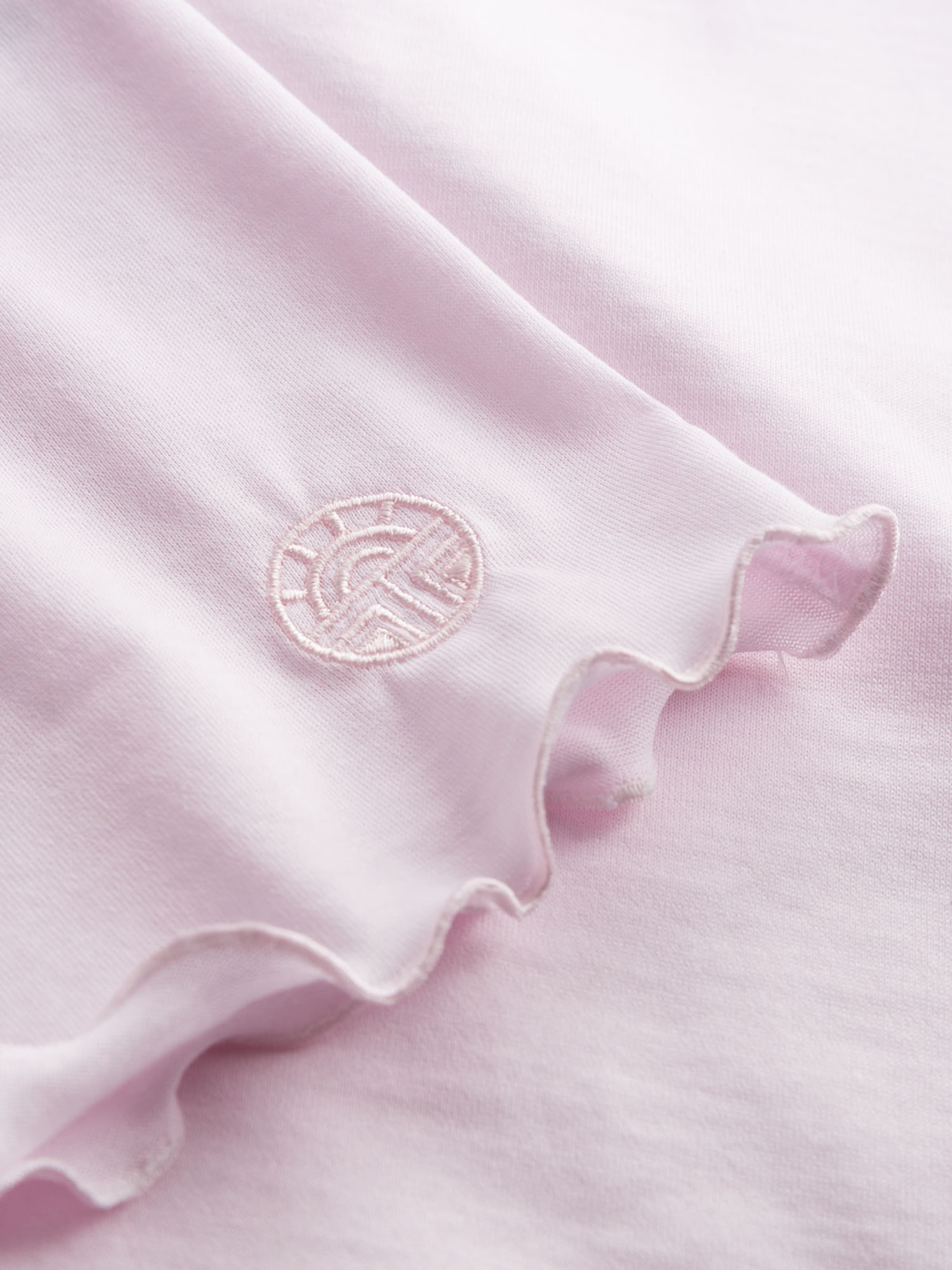 FÉRAUD PARIS Nachthemd ' Wellensaum ' in Pink