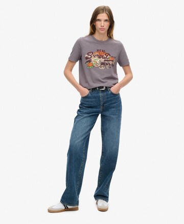 Superdry Μπλουζάκι 'Tokyo' σε γκρι
