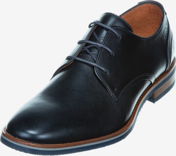 VANLIER Lace-Up Shoes in Black: front